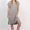 Bamboo Tee Dress - Grey Marle