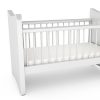 bamboo cot sheet set - white